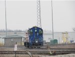 NUCOR Switcher 2307  heads for the north yard